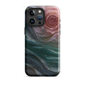 Elegant Rose Marble Tough Case for iPhone 15 Pro Max
