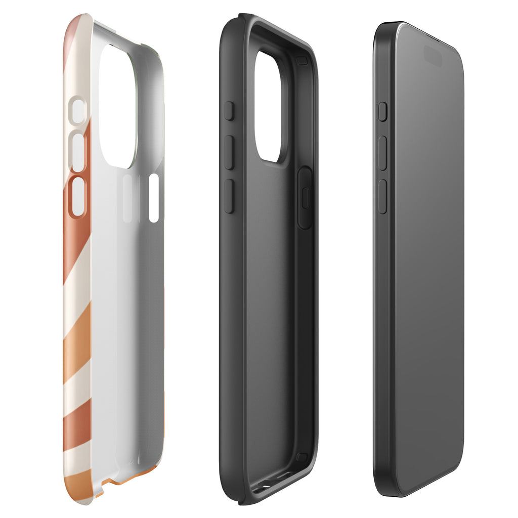 Retro Sunrise Tough Case for iPhone 15 Pro Max
