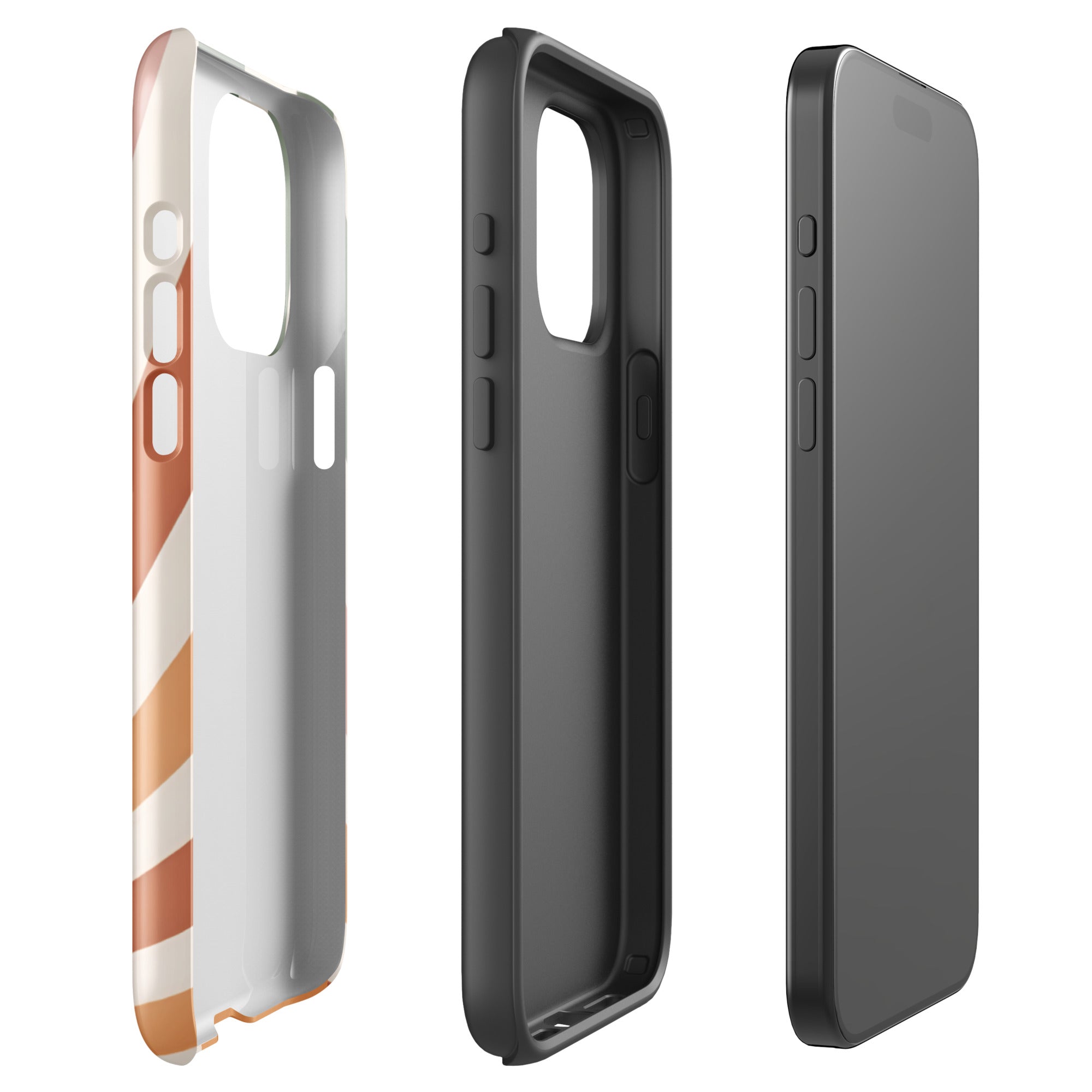 Retro Sunrise Tough Case for iPhone 15 Pro Max
