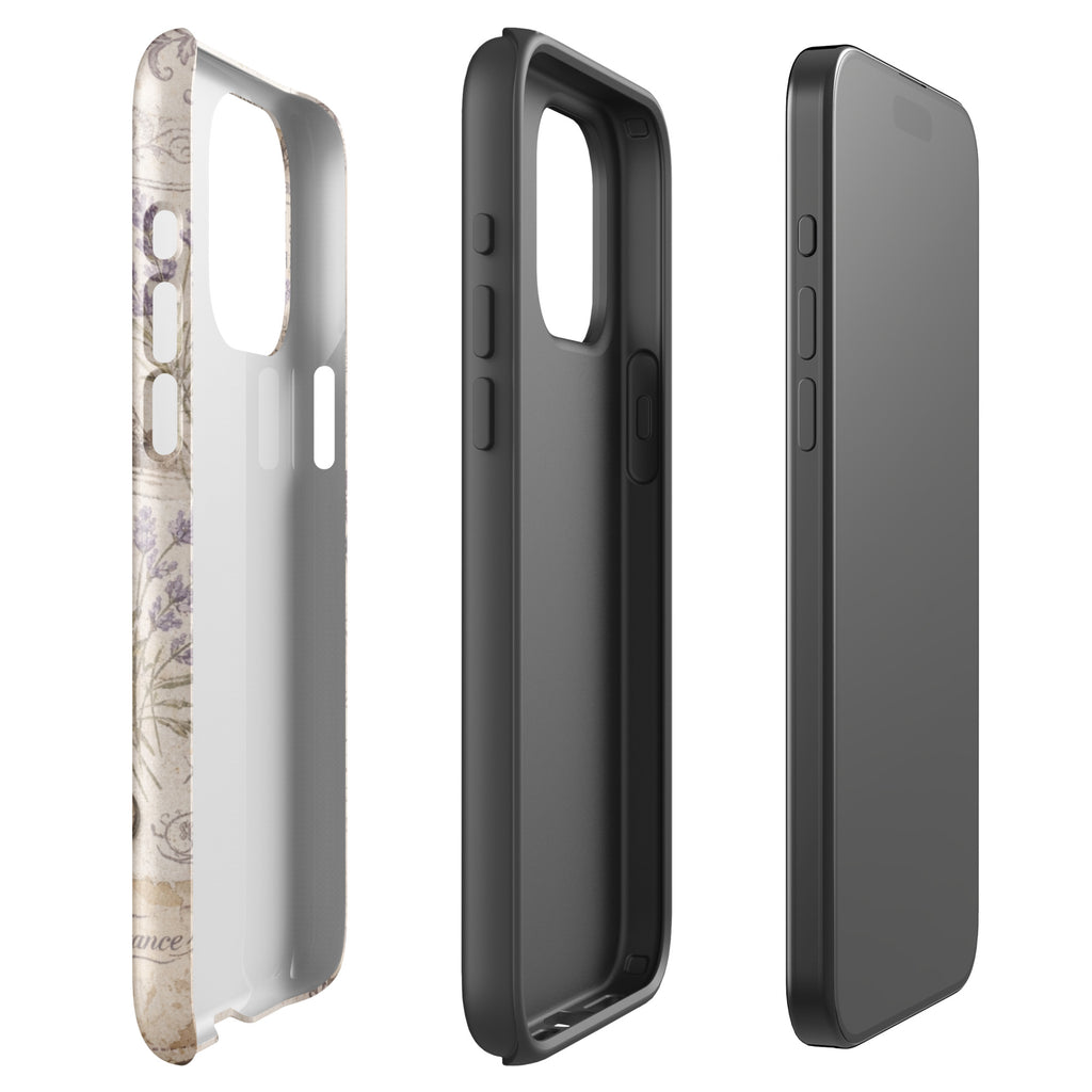 Vintage Paris Lavender Tough Case for iPhone 15 Pro Max