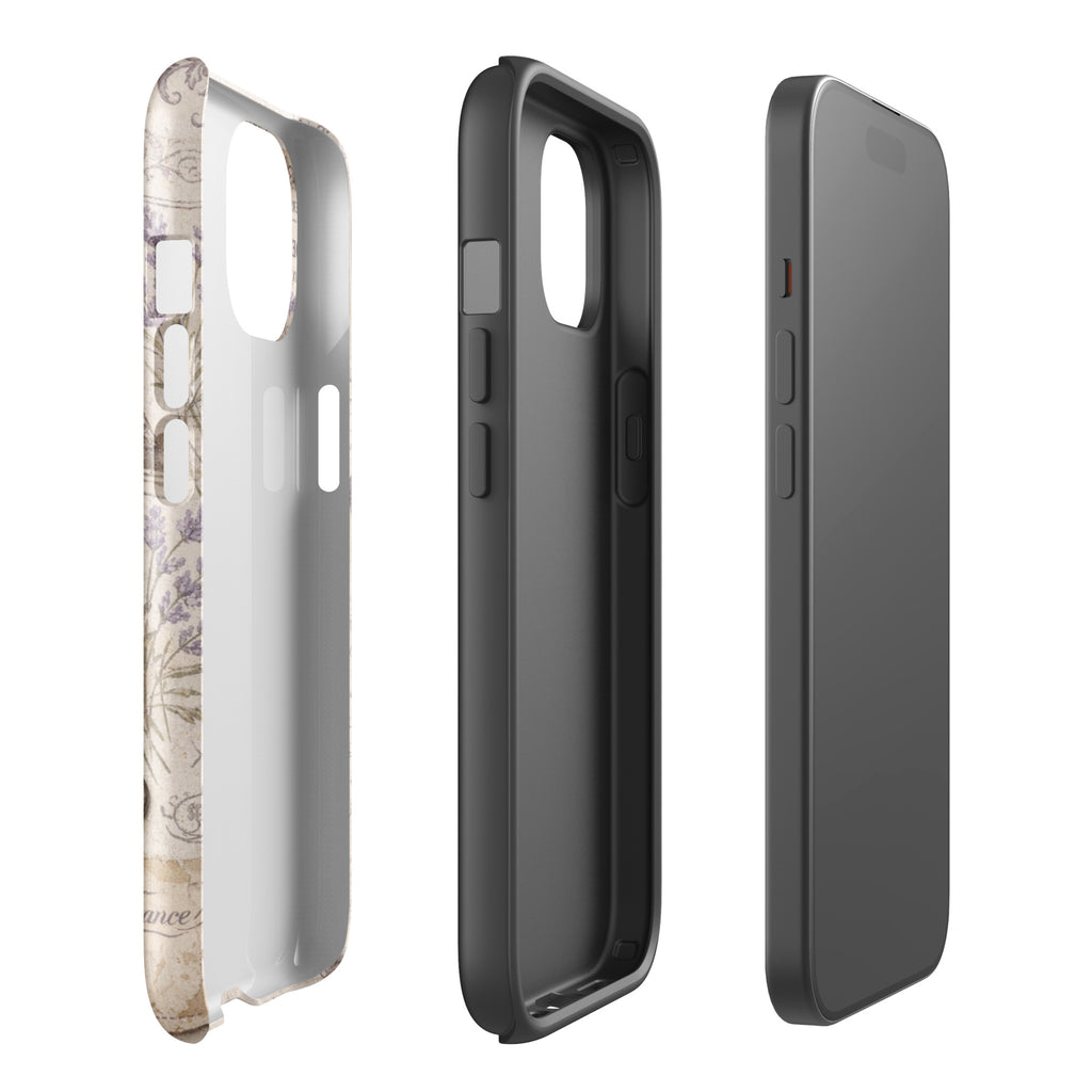 Vintage Paris Lavender Tough Case for iPhone 15