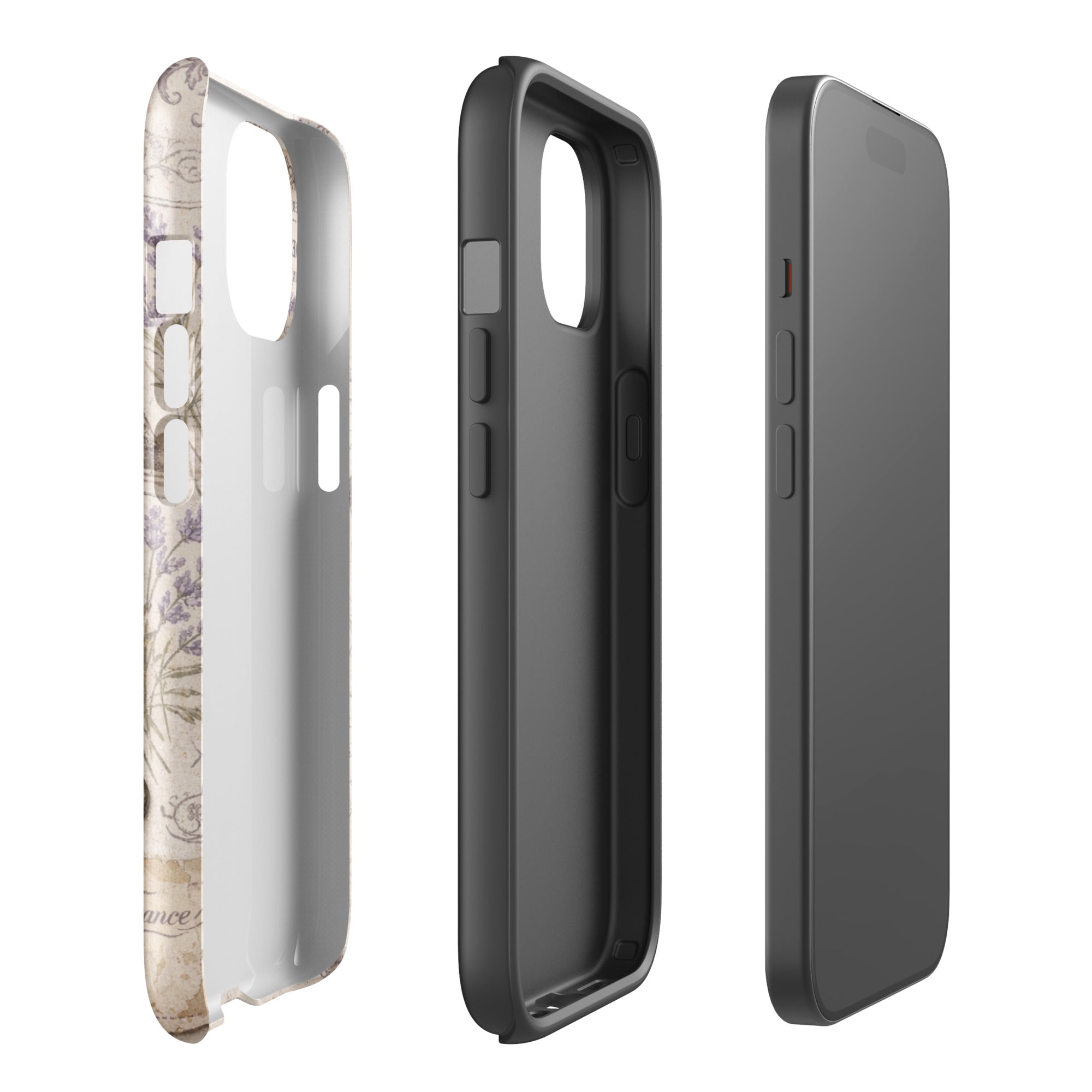 Vintage Paris Lavender Tough Case for iPhone 15