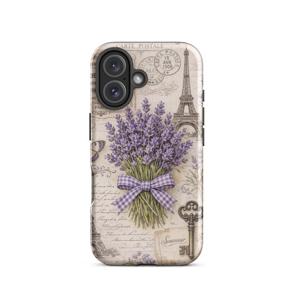 Vintage Paris Lavender Tough Case for iPhone 16