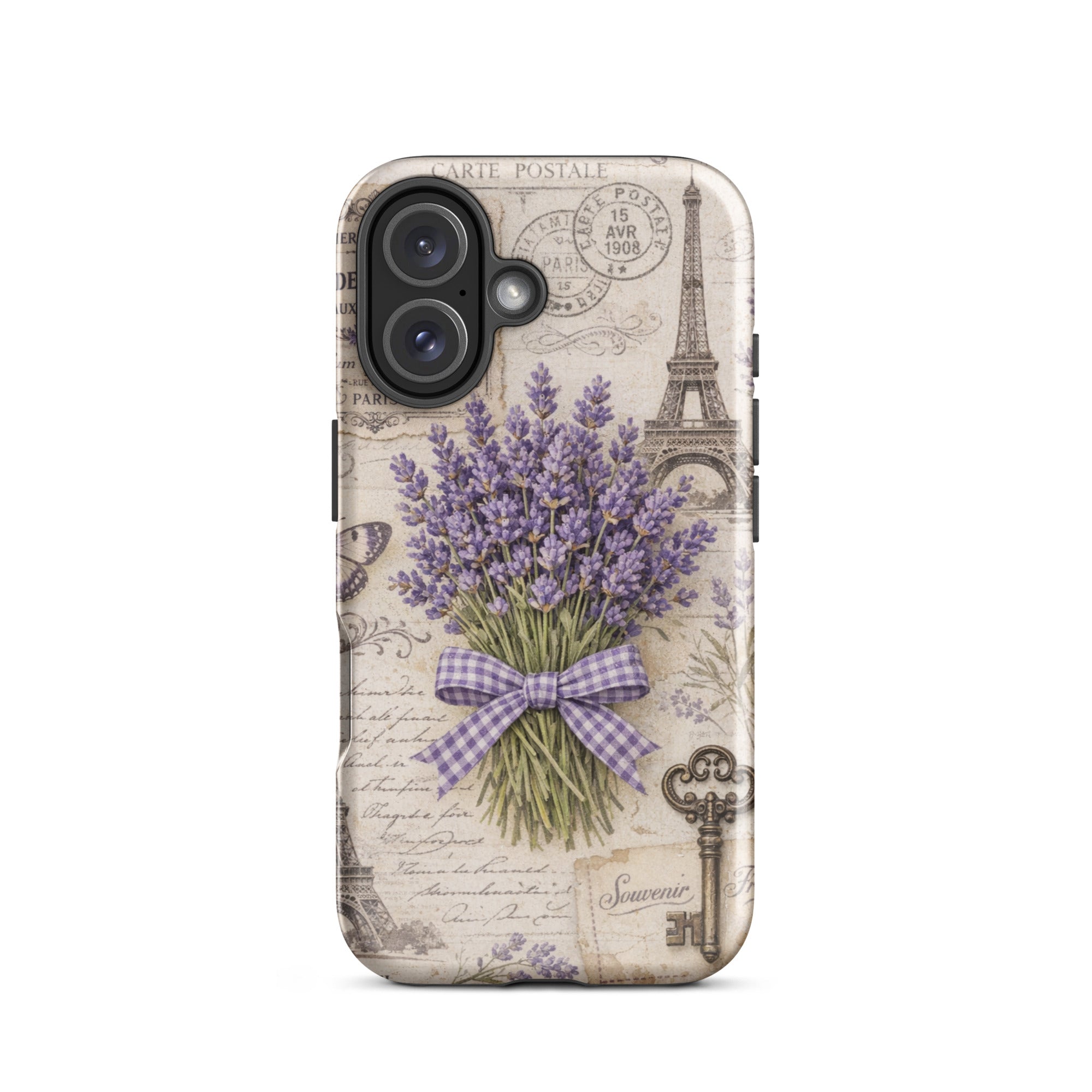 Vintage Paris Lavender Tough Case for iPhone 16