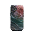 Elegant Rose Marble Tough Case for iPhone 16