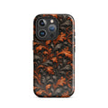 Burnt Orange Filigree Tough Case for iPhone 16 Pro
