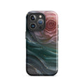 Elegant Rose Marble Tough Case for iPhone 16 Pro