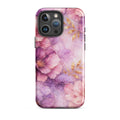 Pink Watercolor Floral Tough Case for iPhone 16 Pro Max