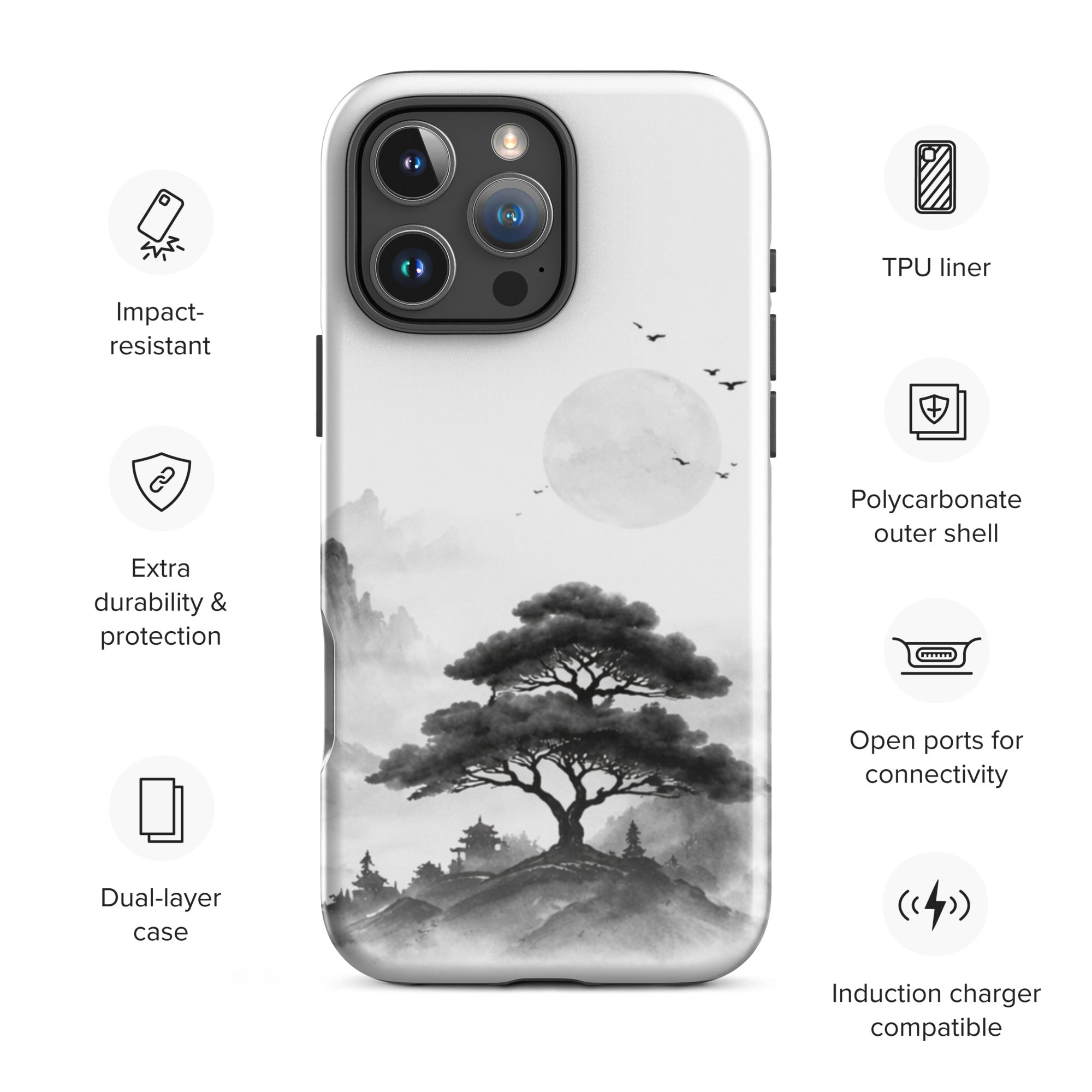 Silent Mountain Tough Case for iPhone 16 Pro Max
