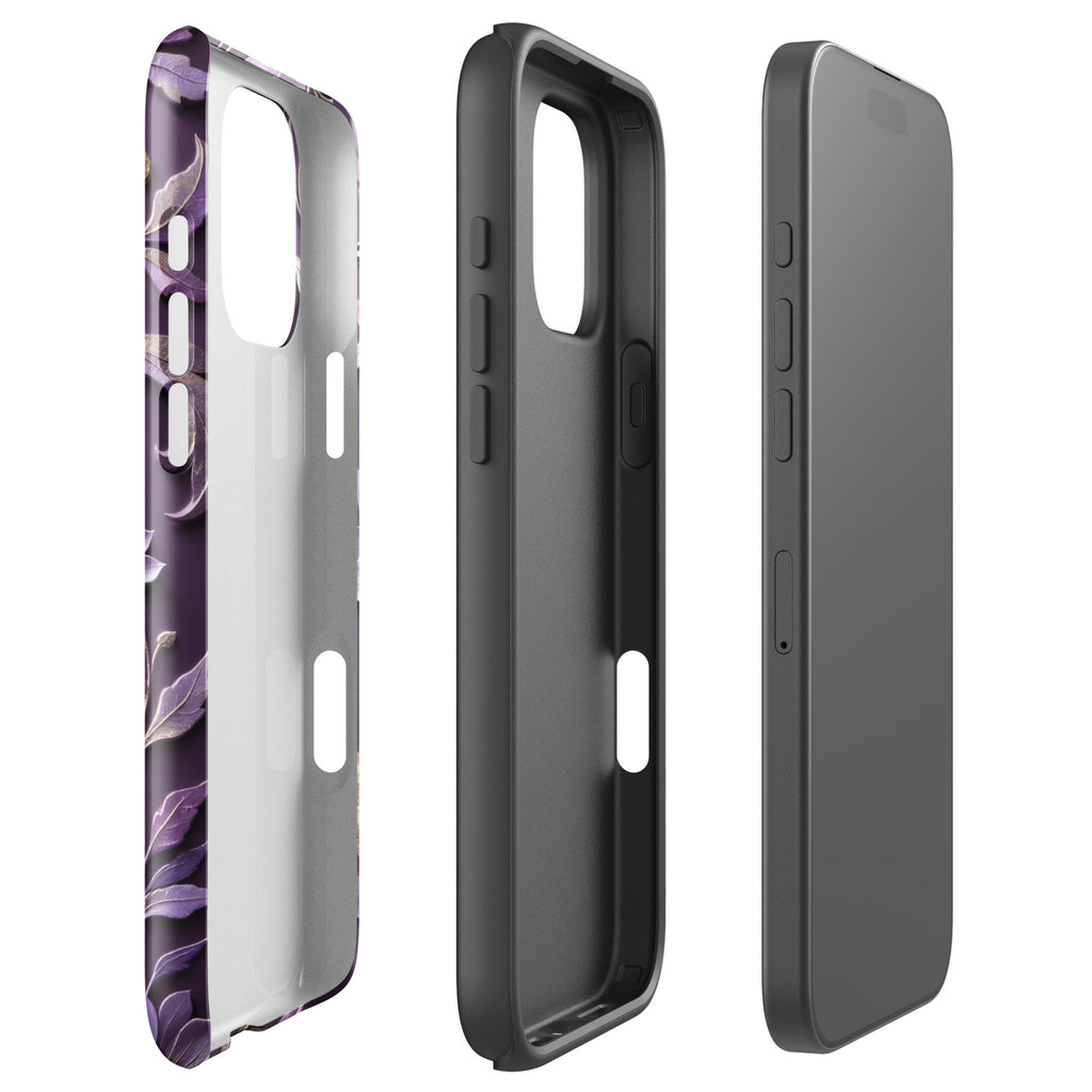Royal Violet Filigree Tough Case for iPhone 16 Pro Max