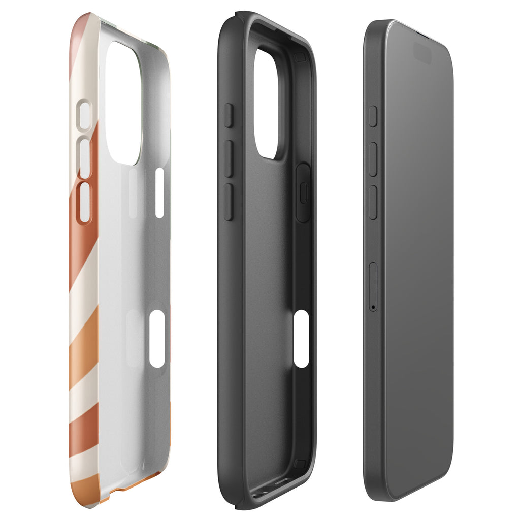 Retro Sunrise Tough Case for iPhone 16 Pro Max