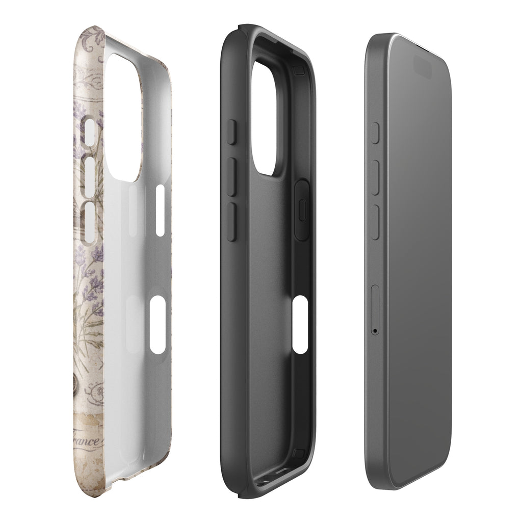Vintage Paris Lavender Tough Case for iPhone 16 Pro