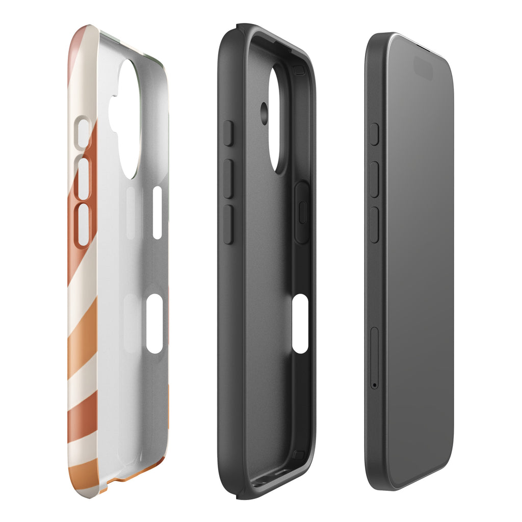 Retro Sunrise Tough Case for iPhone 16