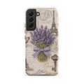 Vintage Paris Lavender Tough Case for Samsung Galaxy S22 Plus – Dual Layer Protective Phone Case (Glossy or Matte)