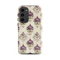 Vintage Floral Damask Tough Case for Samsung Galaxy S23 Plus – Dual Layer Protective Phone Case (Glossy or Matte)
