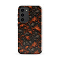 Burnt Orange Filigree Tough Case for Samsung Galaxy S23 Plus – Dual Layer Protective Phone Case (Glossy or Matte)