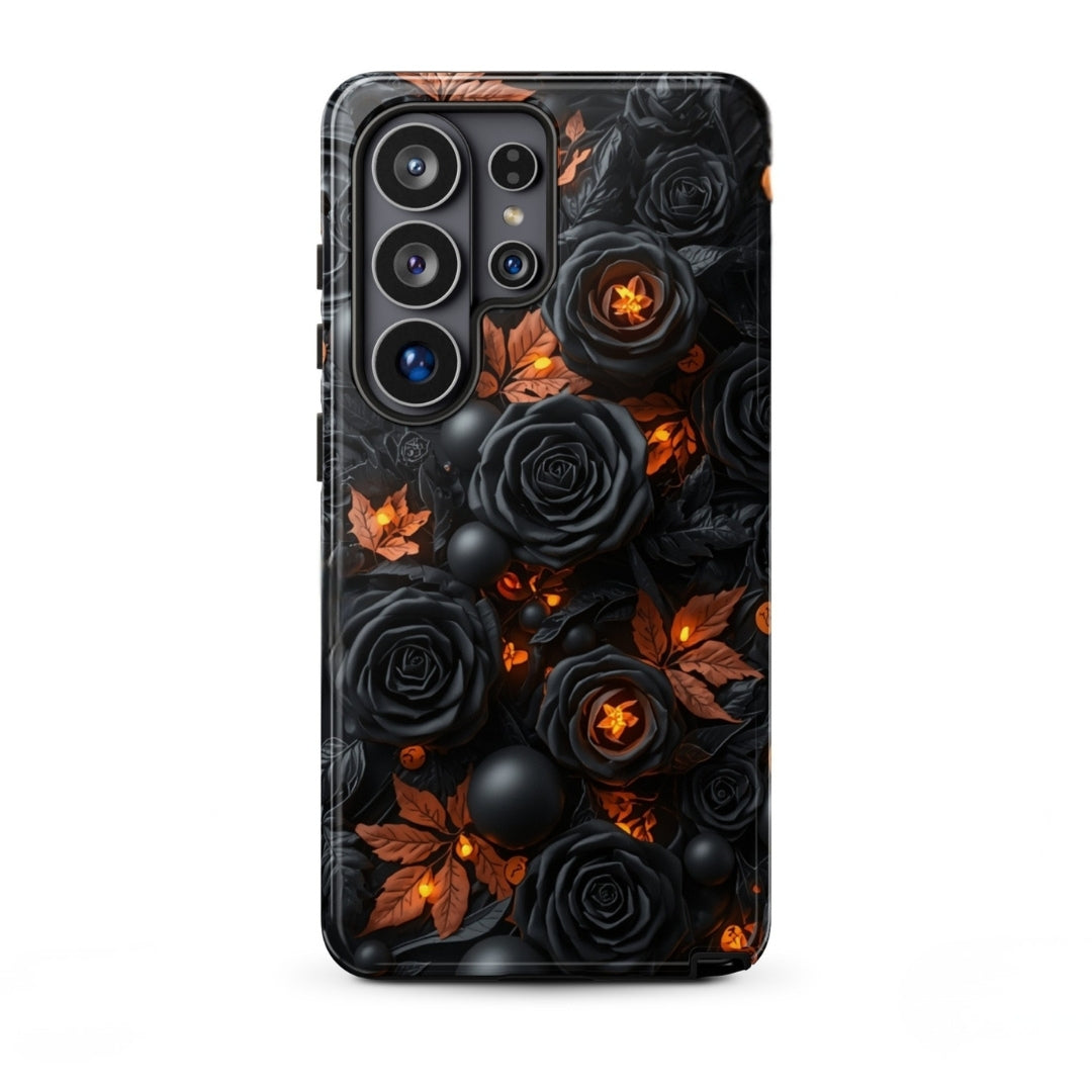 Dark Floral Glow Tough Case for Samsung Galaxy S26 Ultra